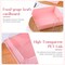 50 Pack Paper Charcuterie Boxes with Clear Lids, Disposable Sandwich Boxes Square To Go Food Containers for Mother's Day Desserts, Strawberries, Cake Slice and Cookies (Pink)